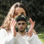 Couple balancing individuality and togetherness